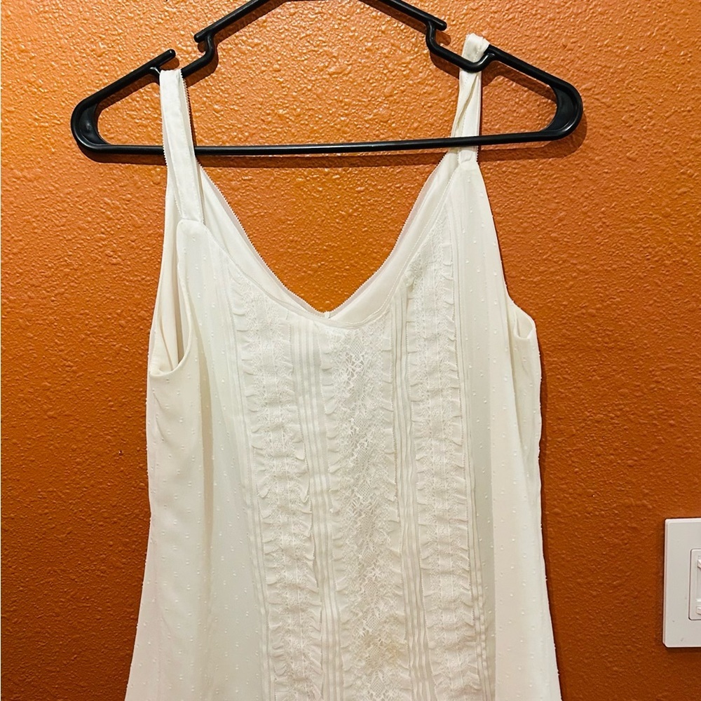 WHBM Sz S PintuckTank no stains Retail $70 - Picture 3 of 6